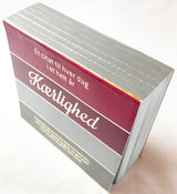 CITATKALENDER KÆRLIGHED M/GULD FOIL