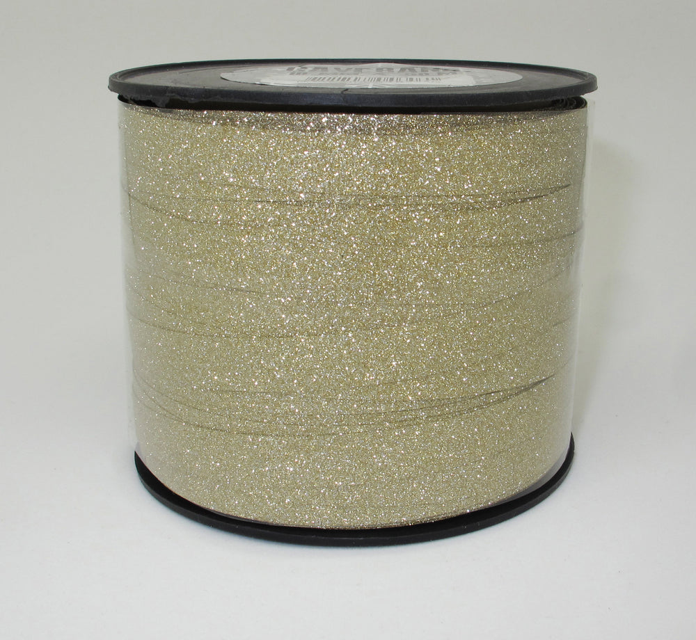 GAVEBÅND GULD GLITTER 10MM X 50M