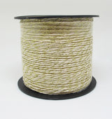 GAVEBÅND SAND SNOR GULD GLITTER 10MM X 25M