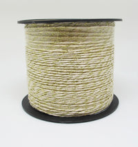 GAVEBÅND SAND SNOR GULD GLITTER 10MM X 25M