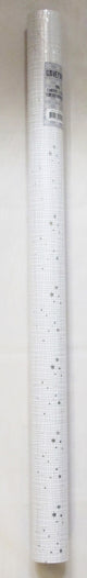 GAVEPAPIR STJERNER SØLV FOIL 1 M