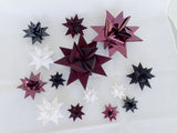 STJERNESTRIMLER GLITTER HVID 15 MM 24 STK.