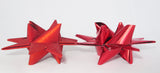 STJERNESTRIMLER GLITTER RØD 25 MM 20 STK