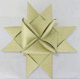 STJERNESTRIMLER GLITTER GULD 50 MM 12 STK