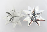 STJERNESTRIMLER GLITTER SØLV 15 MM 24 STK