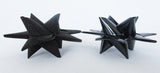 STJERNESTRIMLER GLITTER SORT 15 MM 24 STK