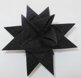 STJERNESTRIMLER GLITTER SORT 25 MM 20 STK
