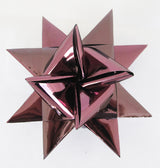 STJERNESTRIMLER GLITTER BORDEAUX 15 MM 24 STK