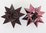 STJERNESTRIMLER GLITTER BORDEAUX 15 MM 24 STK