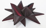 STJERNESTRIMLER GLITTER BORDEAUX 25 MM 20 STK