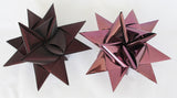 STJERNESTRIMLER GLITTER BORDEAUX 25 MM 20 STK