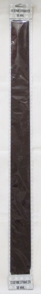 STJERNESTRIMLER GLITTER BORDEAUX  50 MM  12  STK