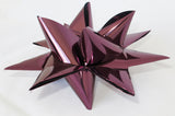 STJERNESTRIMLER GLITTER BORDEAUX  50 MM  12  STK