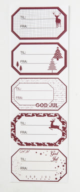 STICKERS TIL/FRA BORDEAUX RAMME 2 ARK