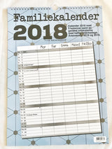 FAMILIEKALENDER 2018 A4 GRAFISK