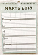 FAMILIEKALENDER 2018 A3 GRAFISK