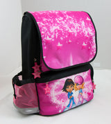 SKOLETASKE TUOIN GIRLS PINK