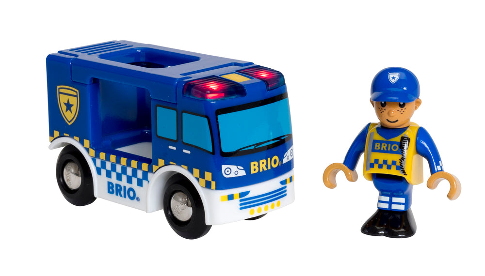 BRIO POLITIBIL MED LYS OG LYD