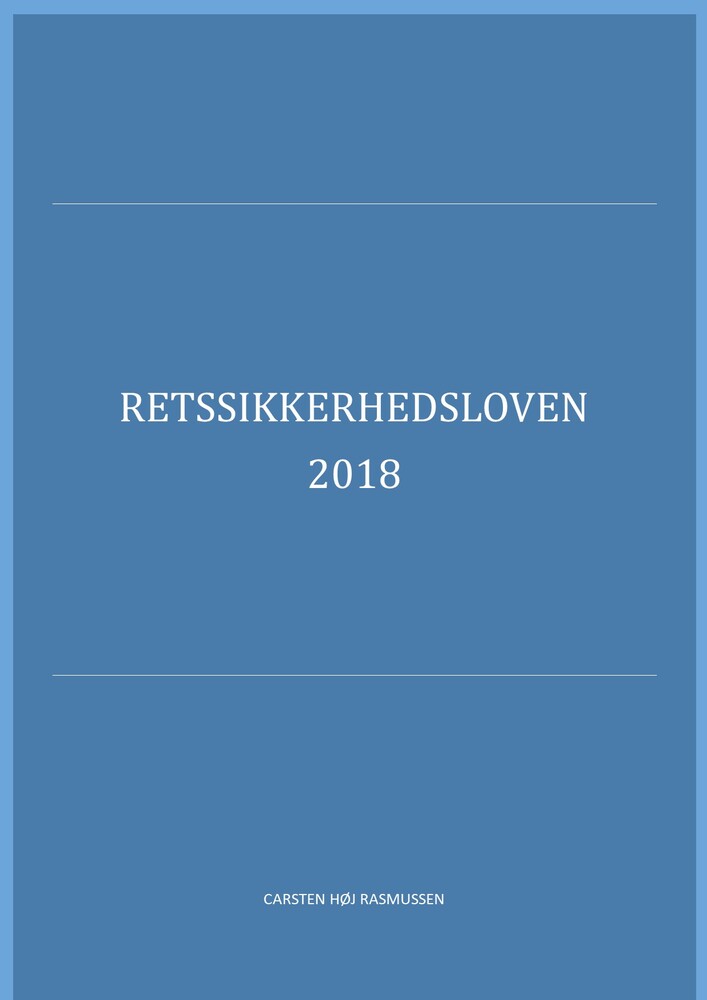 Retssikkerhedsloven 2016