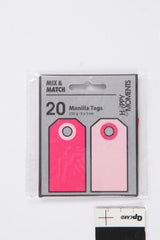 MANILLA MÆRKER 250G PINK/ROSA 20STK