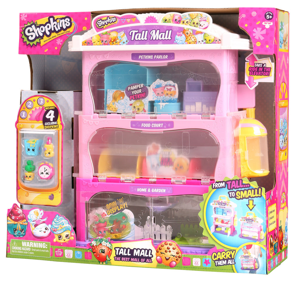 SHOPKINS S5 TALL MALL STORAGE CASE