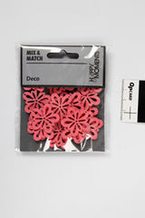 BLOMST DIA 27MM ROSA 20STK