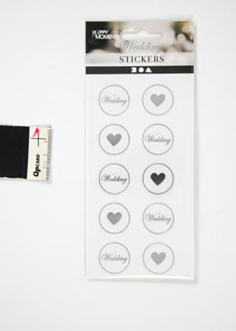 STICKERS ARK 2 ARK SØLV WEDDING