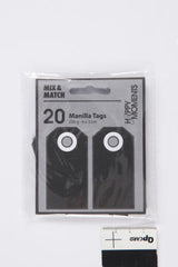 MANILLA MÆRKER 250G SORT 20STK