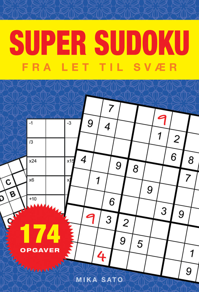 SUPER SUDOKU – FRA LET TIL SVÆR