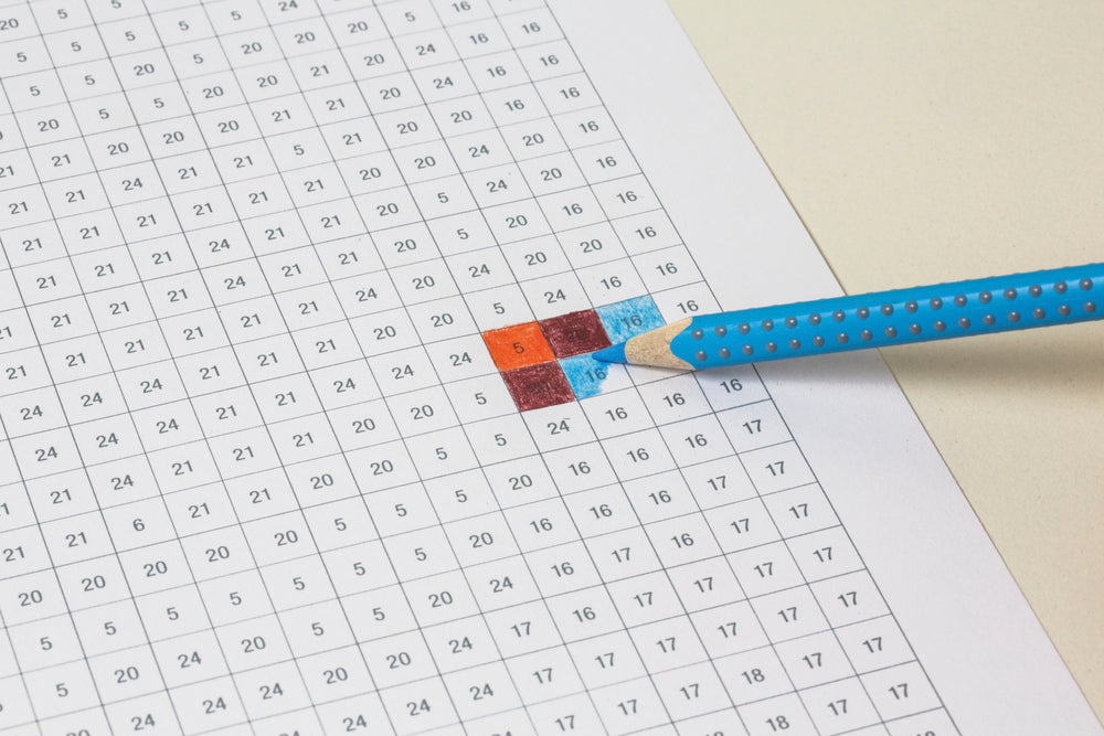 FARVEBLYANT GRIP FABER 24STK + PIXEL BOG