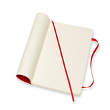 Notesbog Moleskine large rød m/192 prikket ark soft cover
