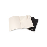 Notesbog Moleskine xxl cahiers sort 3 stk m/120 kvadrerede