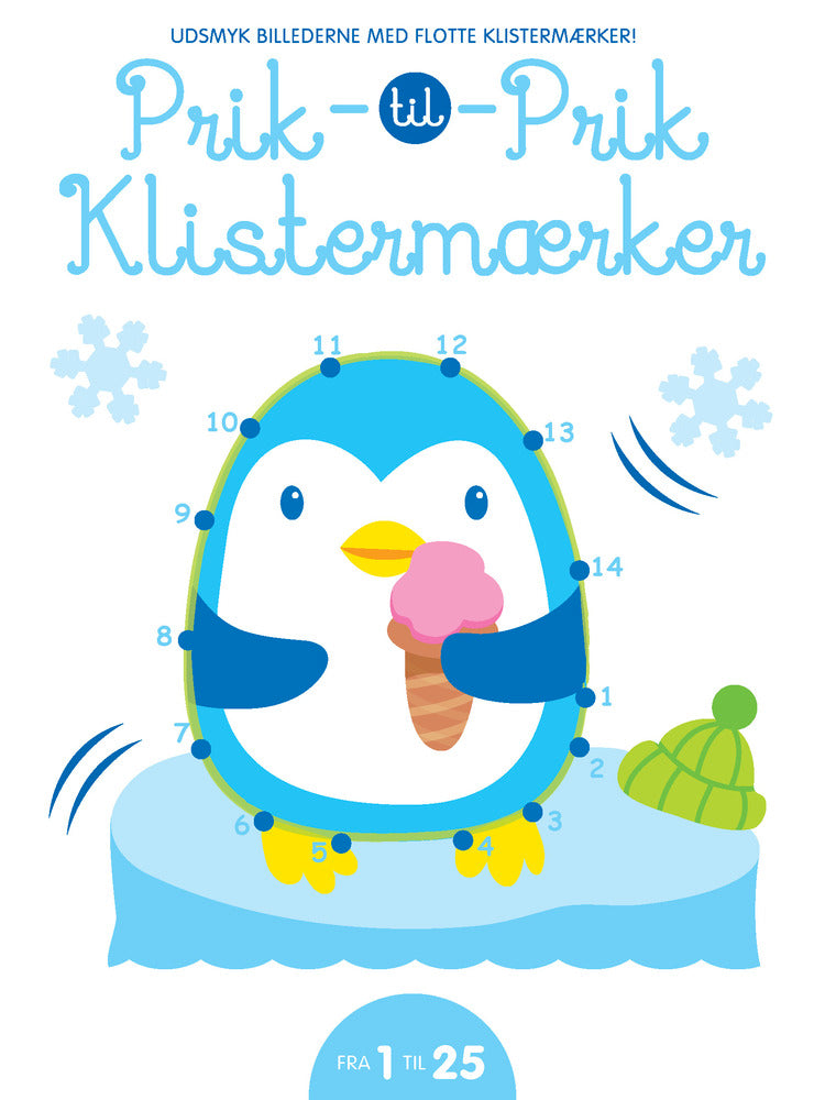 PRIK-TIL-PRIK KLISTERMÆRKER FRA 1 TIL 25