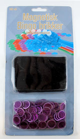 Bingo brikker magnetiske  - 100 stk asst