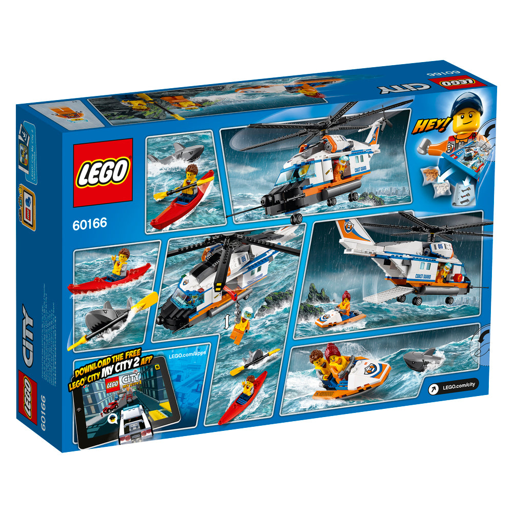 60166 LEGO CITY COAST GUARD STOR REDNINGSHELIKOPTER