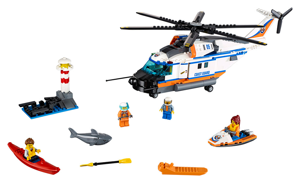 60166 LEGO CITY COAST GUARD STOR REDNINGSHELIKOPTER