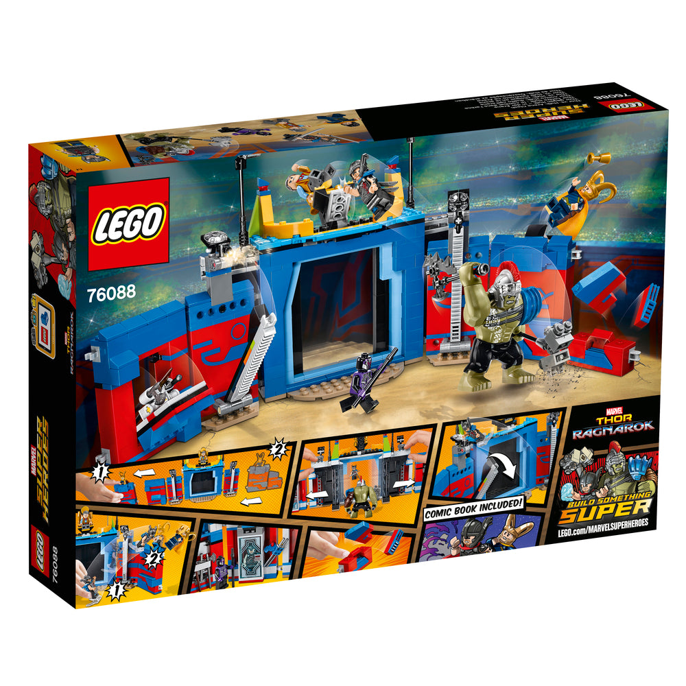 76088 LEGO SUPER HEROS THOR MOD HULK: KAMP I ARENAEN