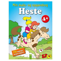 MIN MALE- OG OPGAVEBOG HESTE FRA 4 ÅR