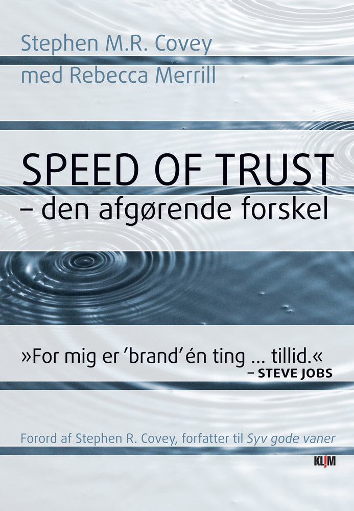 Speed of Trust