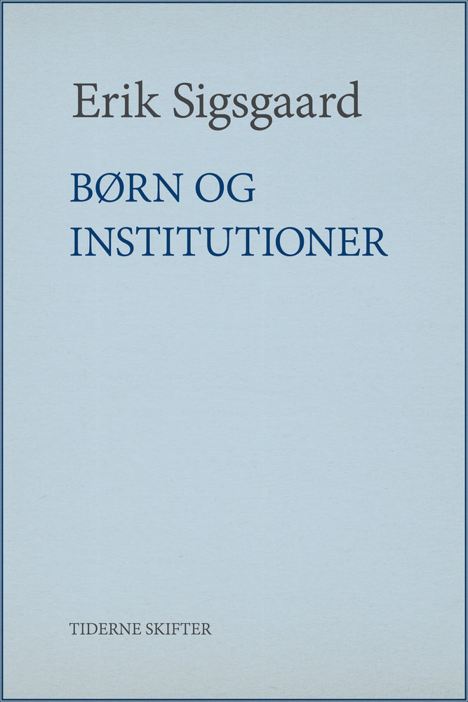 Børn og institutioner