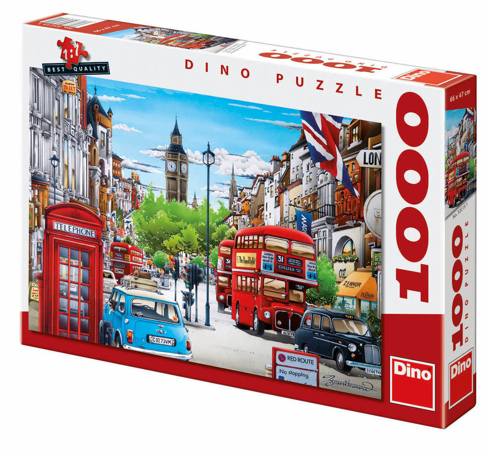 Puslespil 1000 brikker assorteret