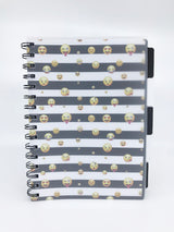 SPIRALBLOK A5 PP OMSLAG SMILEY SORT 5 FANER
