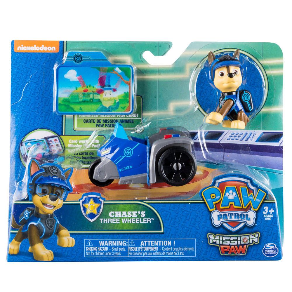 Paw patrol mini køretøj m. figurer ass.