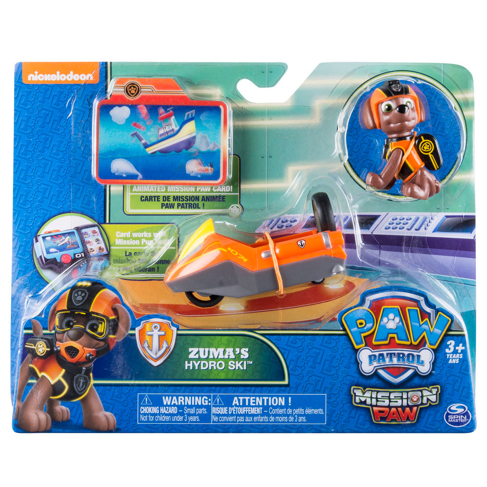 Paw patrol mini køretøj m. figurer ass.