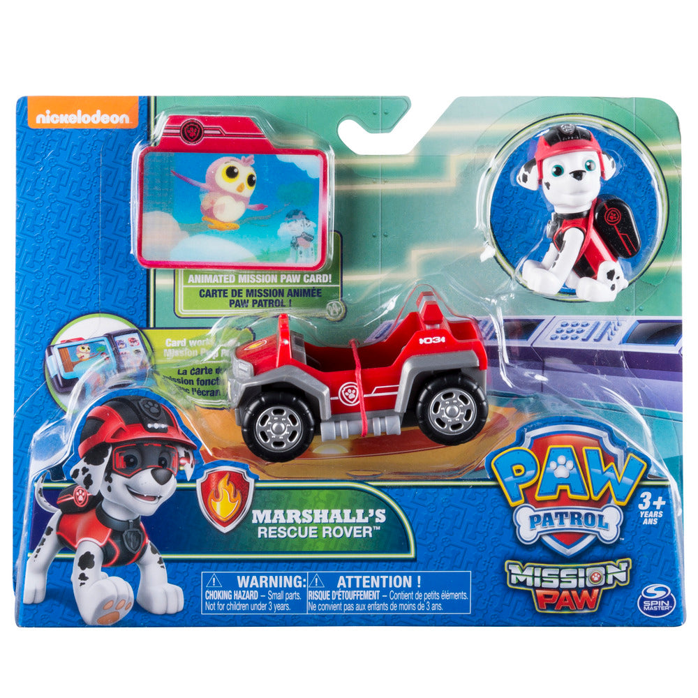 Paw patrol mini køretøj m. figurer ass.