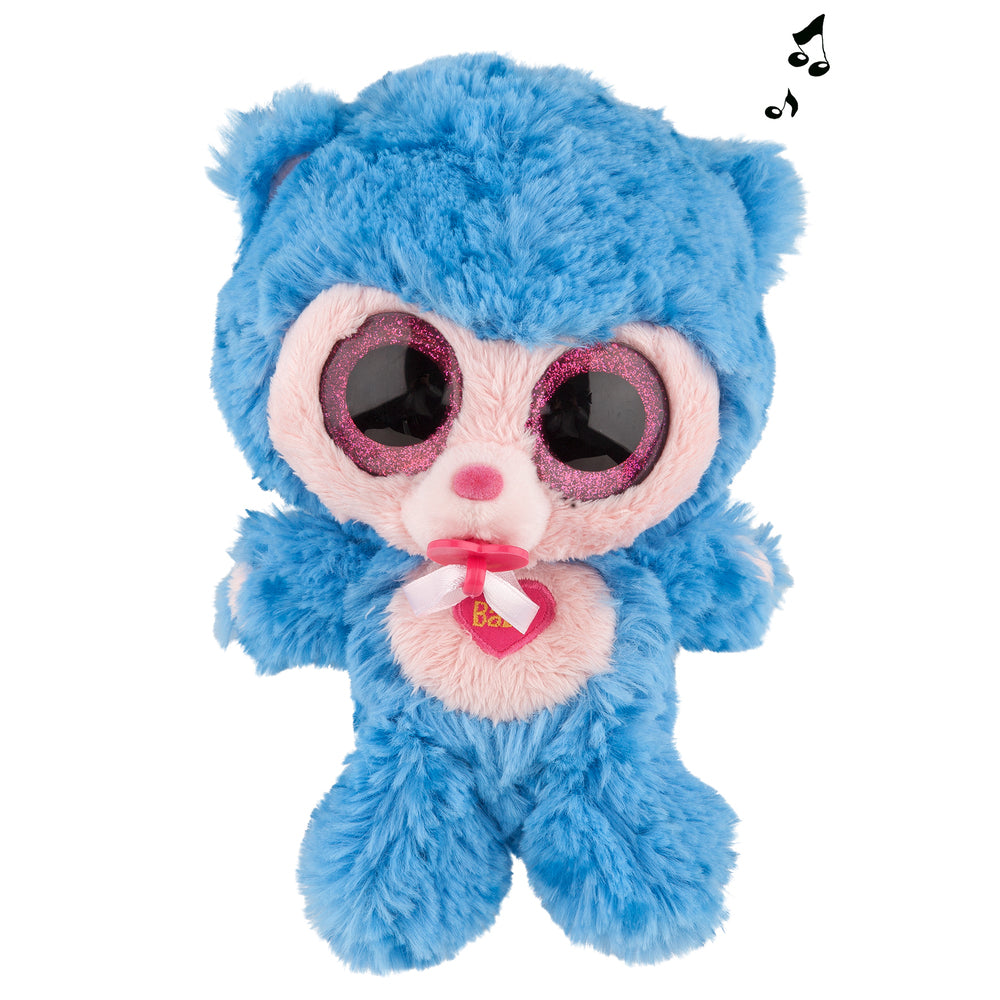 Plys babymoomis blå 18 cm