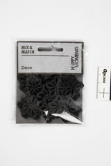BLOMST DIA 27MM SORT 20STK