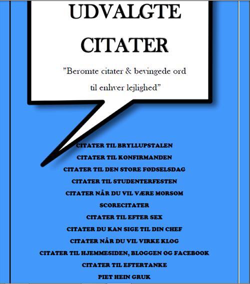 Udvalgte citater