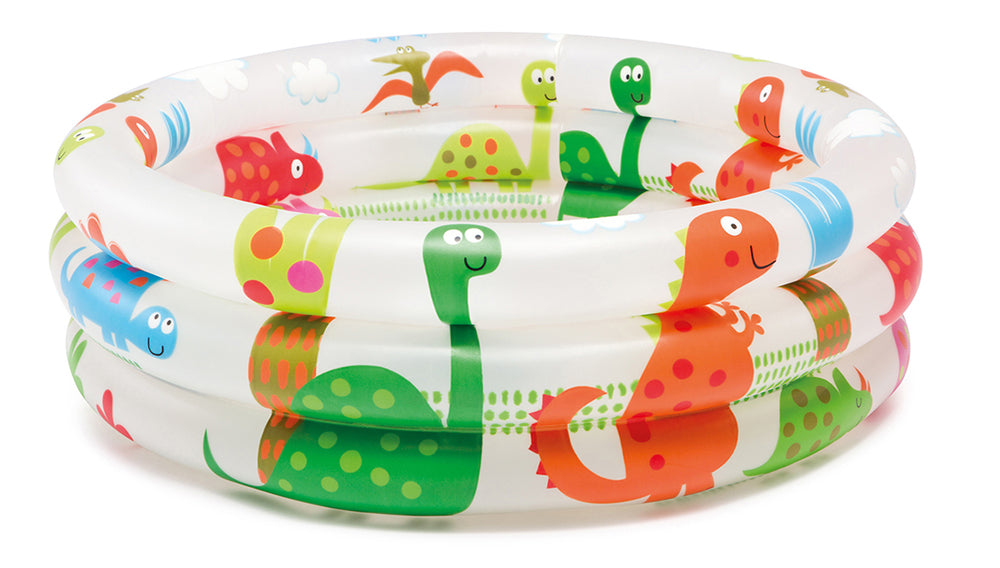3-ring baby pool dinosaur