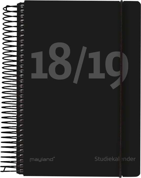 STUDIEKALENDER MAY. 18/19 STOR 1 DAG BLACK